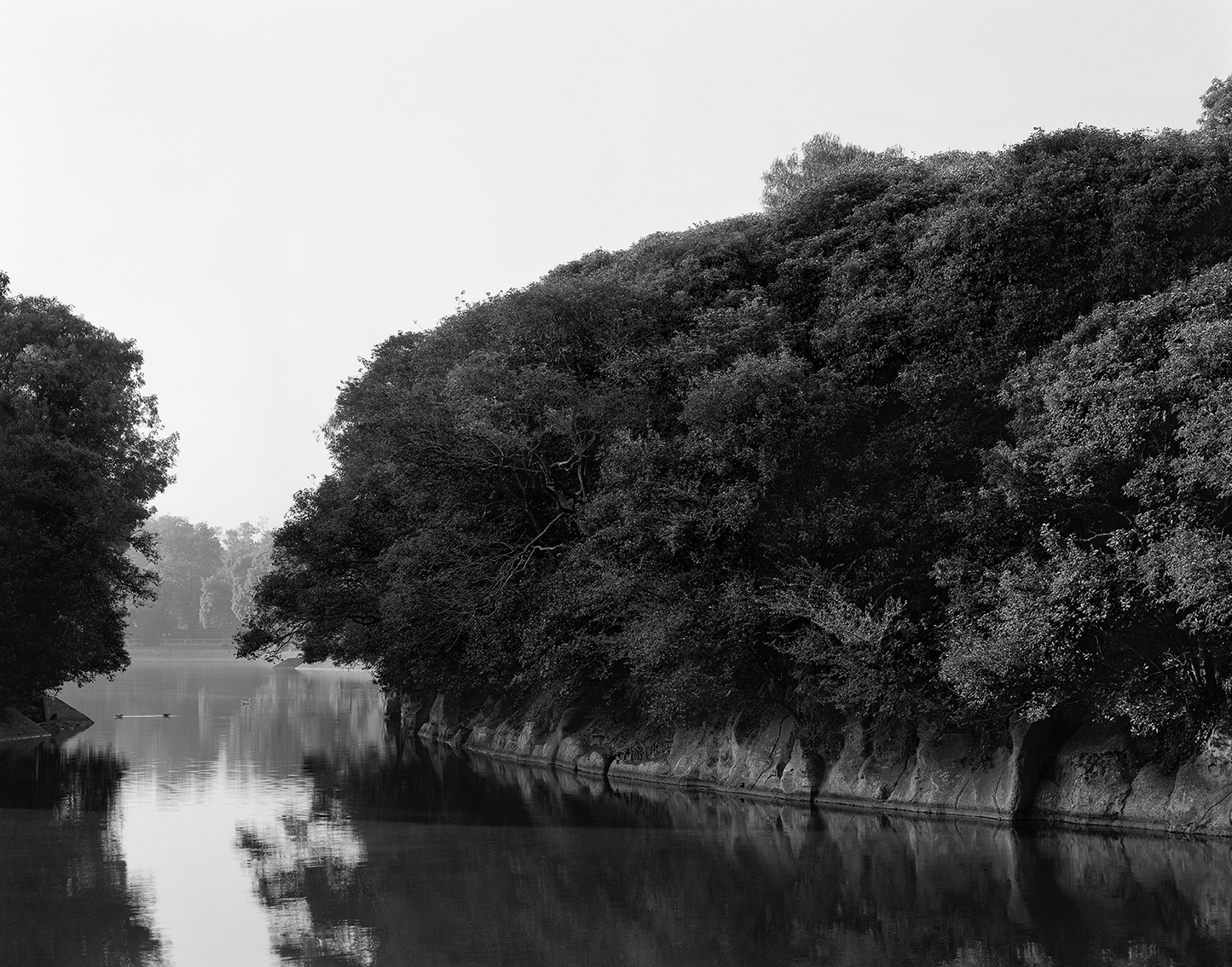 Islas en el lago de Chapultepec.