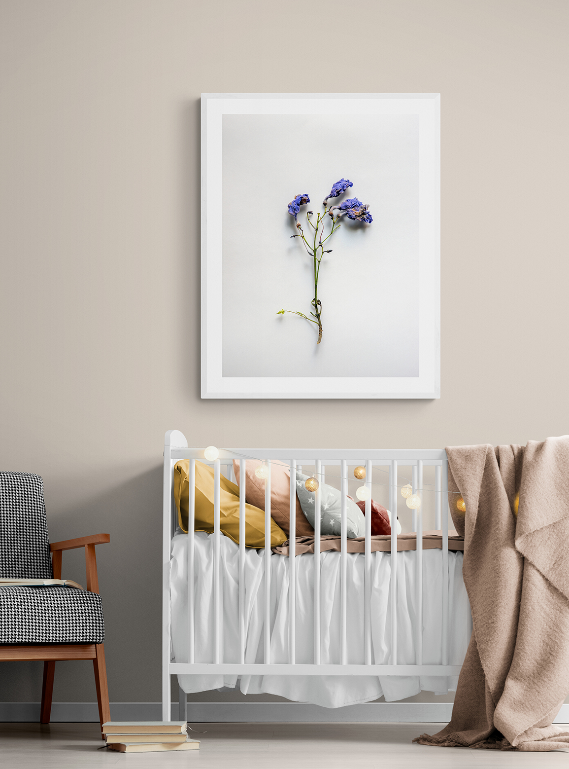 Ramo con flores violeta