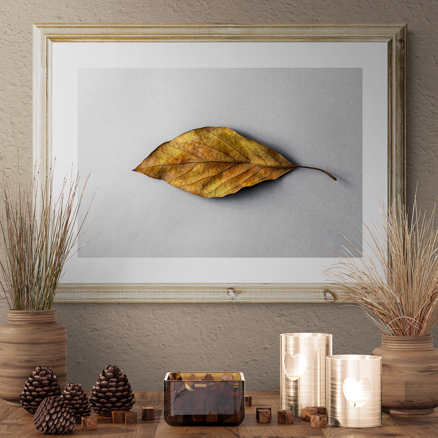 Intervened tree leaf