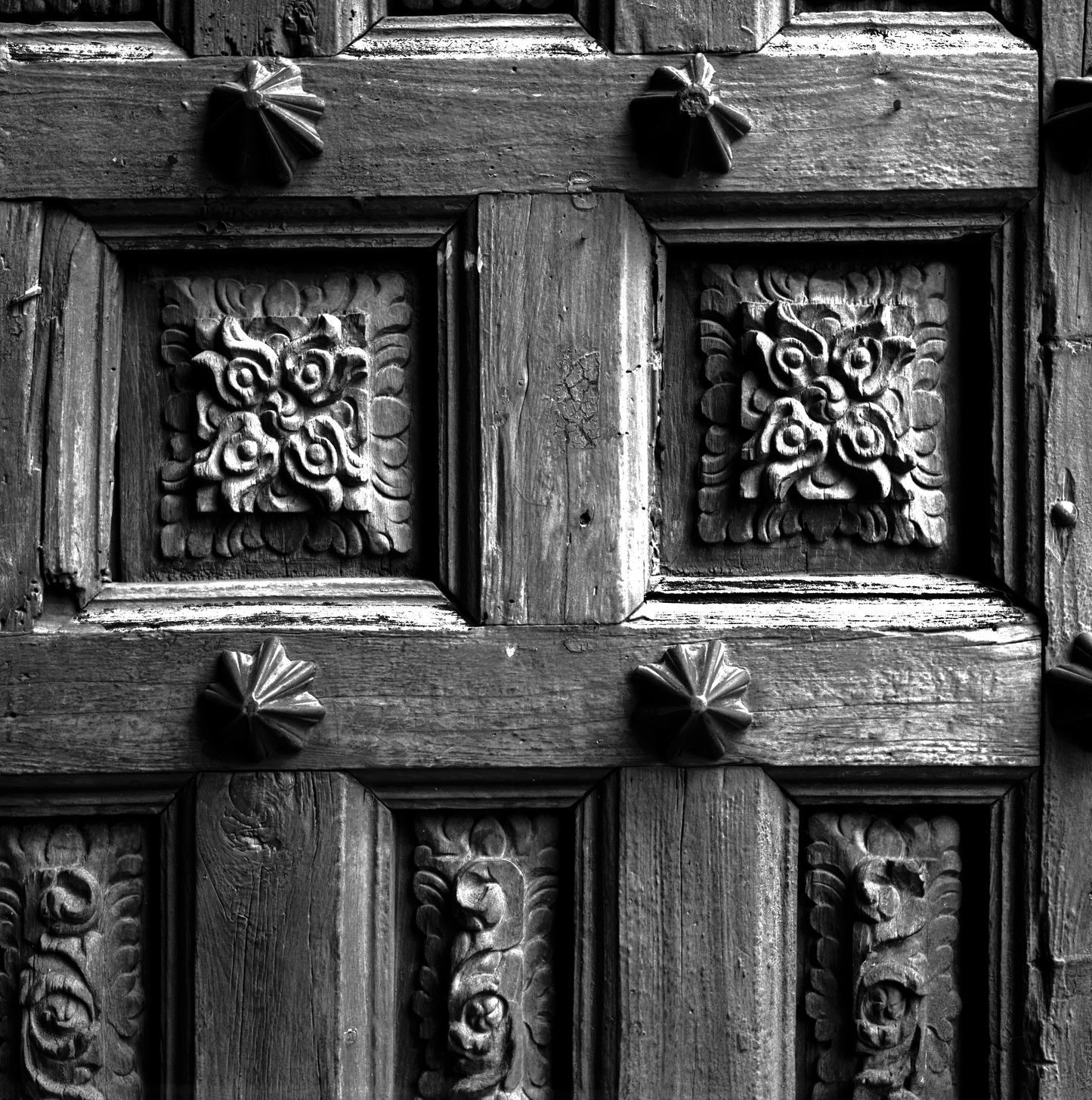 Door of the cathedral of Cuernavaca, Morelos