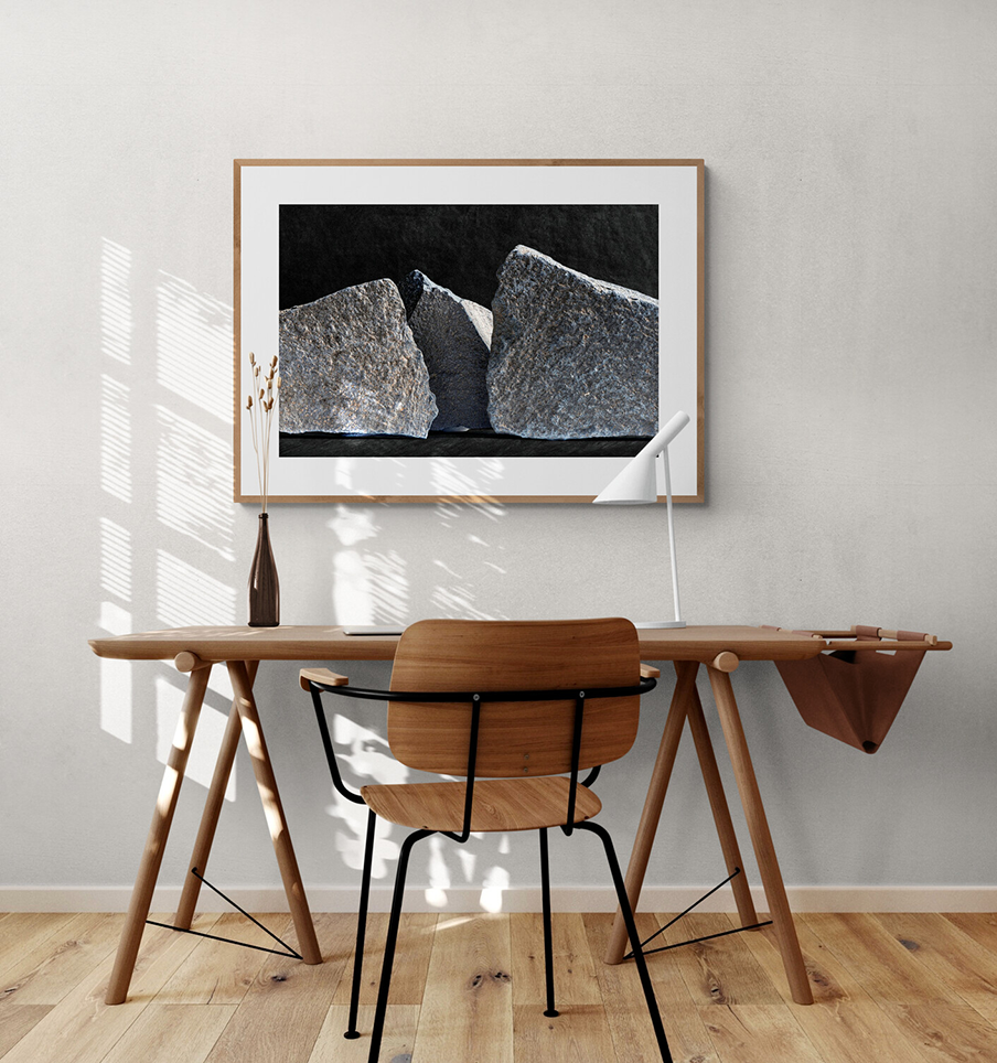 Abstraction of three slabs