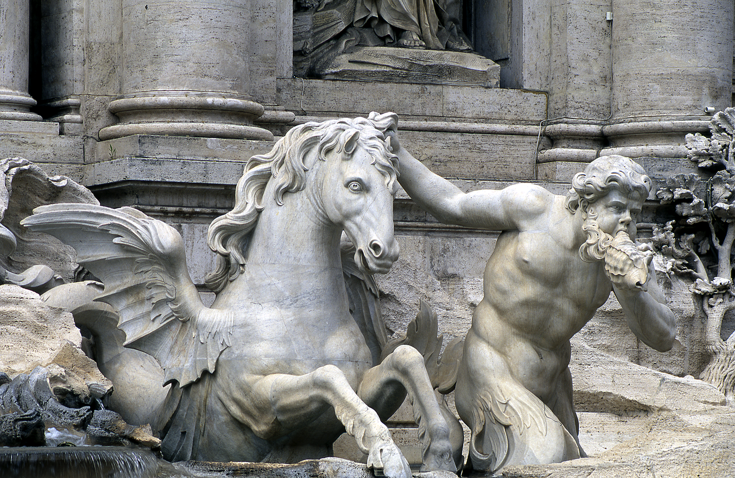 Trevi Fountain (detail)