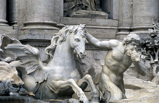Trevi Fountain (detail)