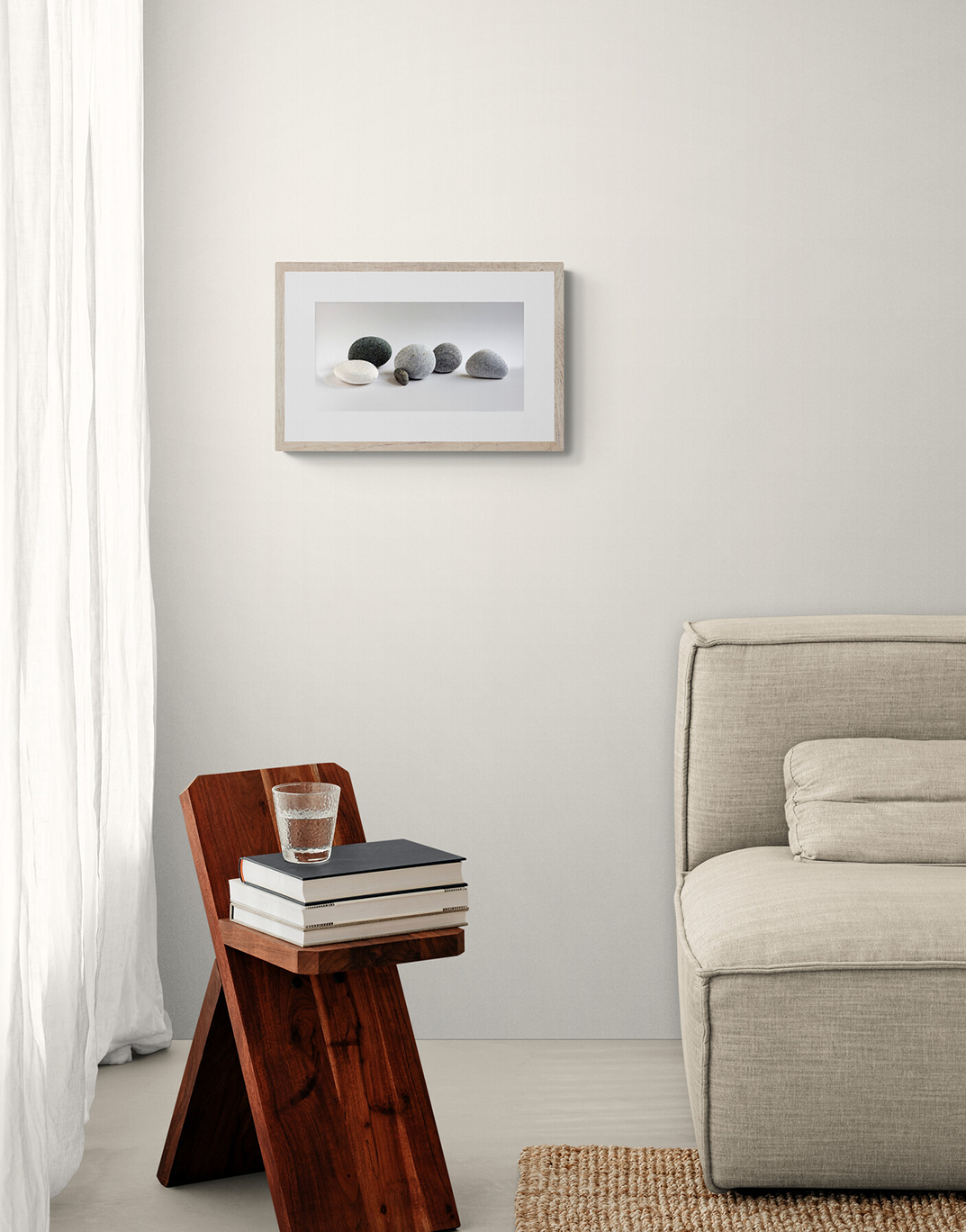 Seis rocas en panorámica