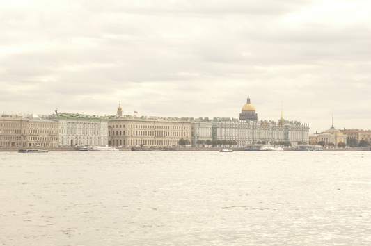 The Neva River and the Hermitage Museum