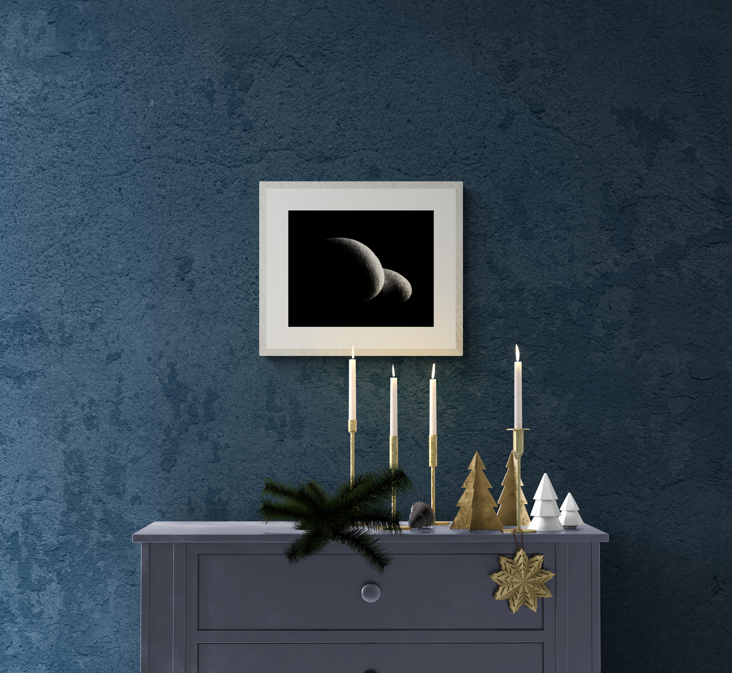 Dos rocas en silueta